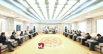 王忠林會(huì)見上海中軍哈工實(shí)業(yè)集團(tuán)董事長林楷森一行